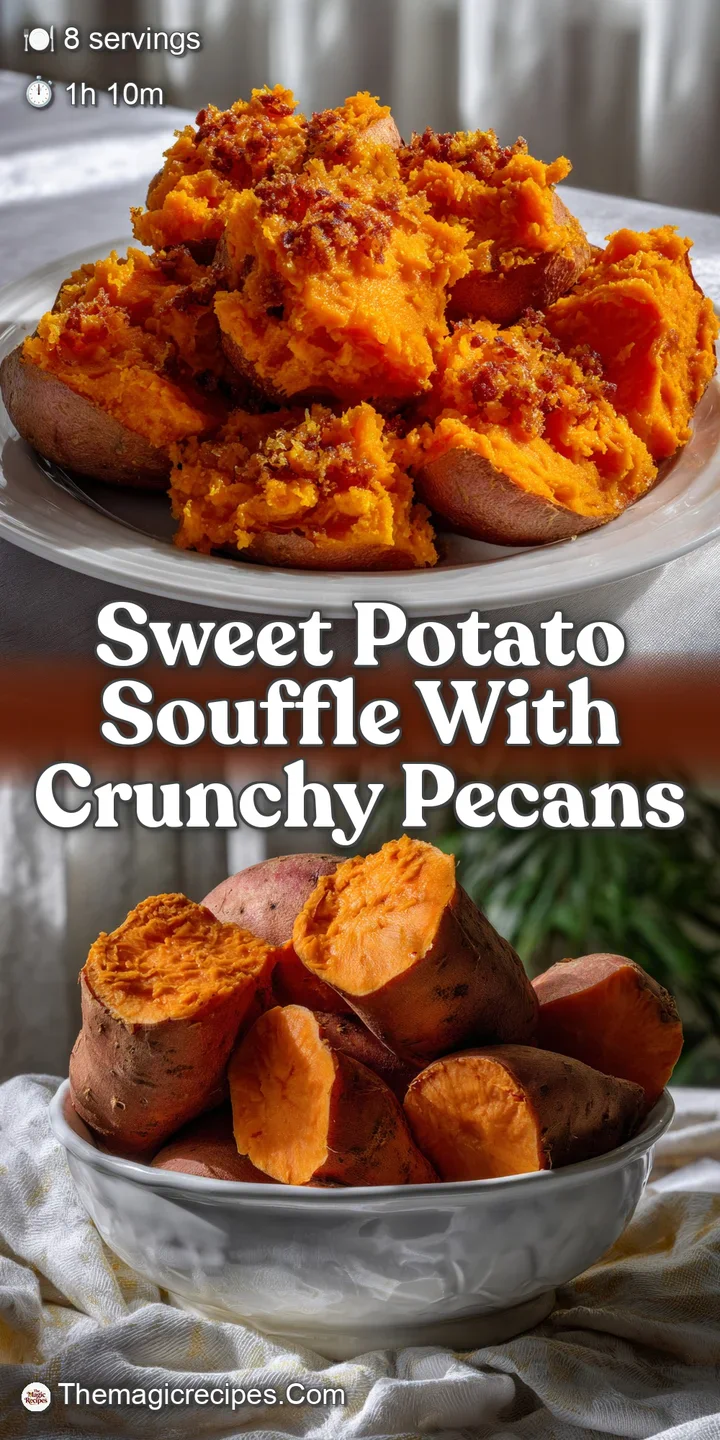 Sweet Potato Souffle with Crunchy Pecans