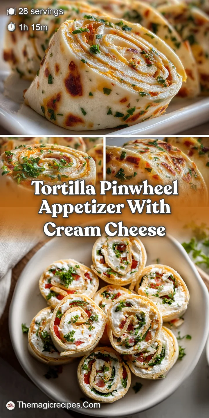 Close-up reveals a creamy tortilla pinwheel: layered fillings create a vibrant spiral, showcasing the appetizer's fresh in...