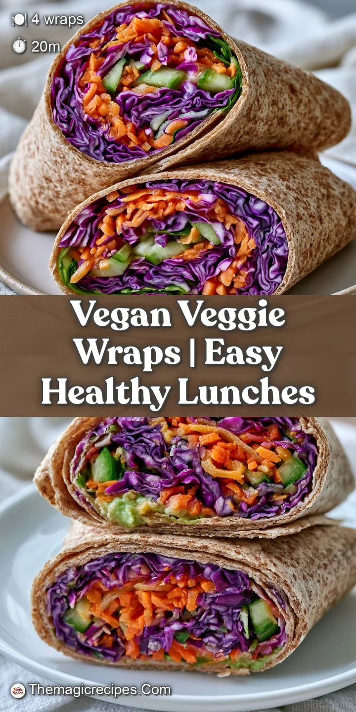 Extreme close-up of a wrap with crunchy shredded carrots, purple cabbage, and a drizzle of creamy tahini sauce.