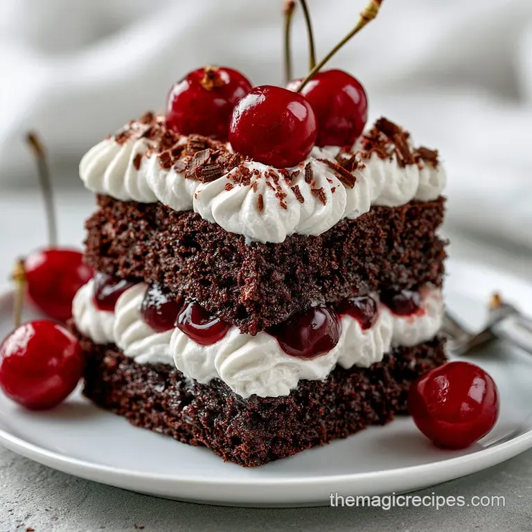 Authentic German Black Forest Cake: Rich and Velvety