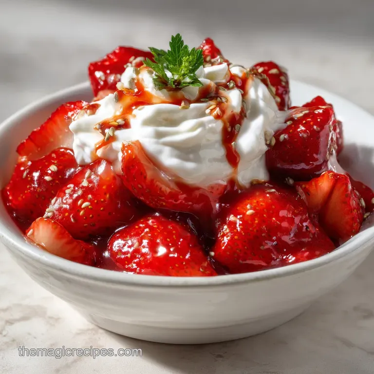 The Ultimate Luxuriously Simple Fresas Con Crema Recipe presentation