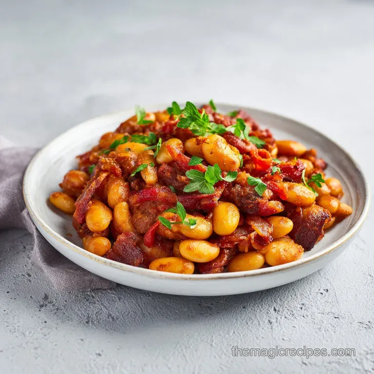 Baked Beans with Ground Beef: Savory and Slow-Baked