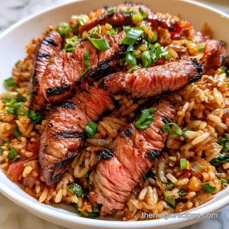 Blackstone Beef Fried Rice