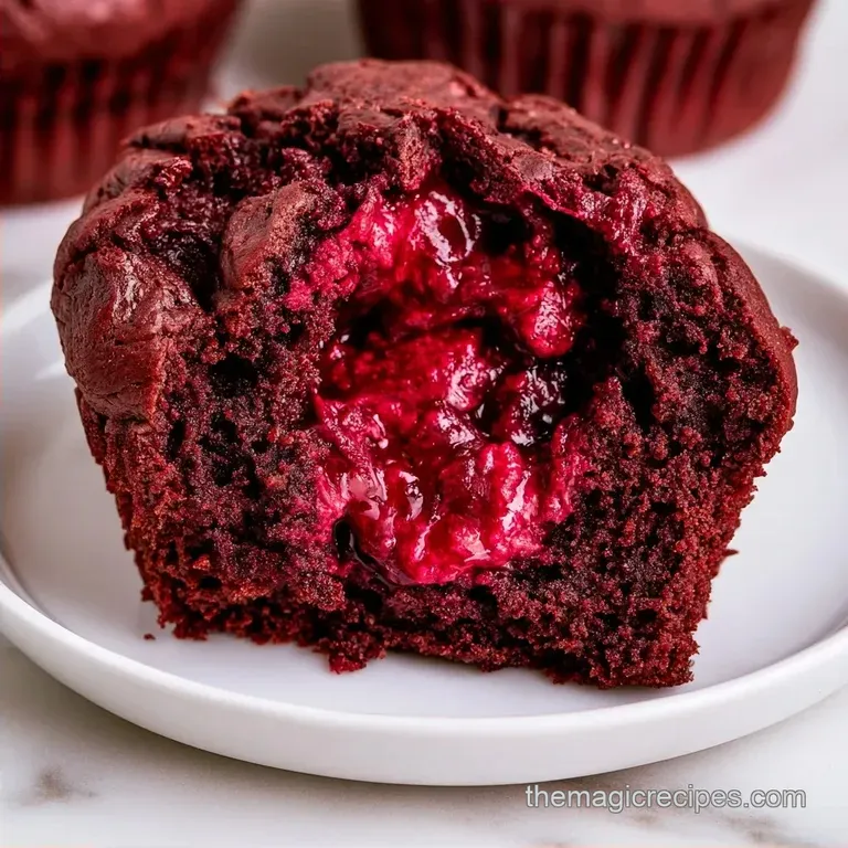 Bleeding Black Velvet Halloween Cupcakes
