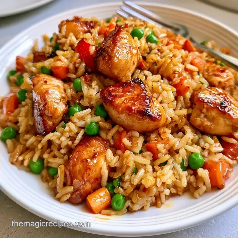 Blackstone Chicken Fried Rice: Hibachi Style