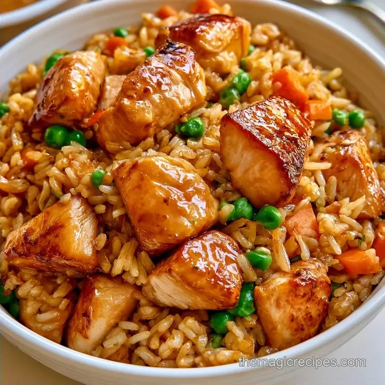 Blackstone Fried Rice with Chicken