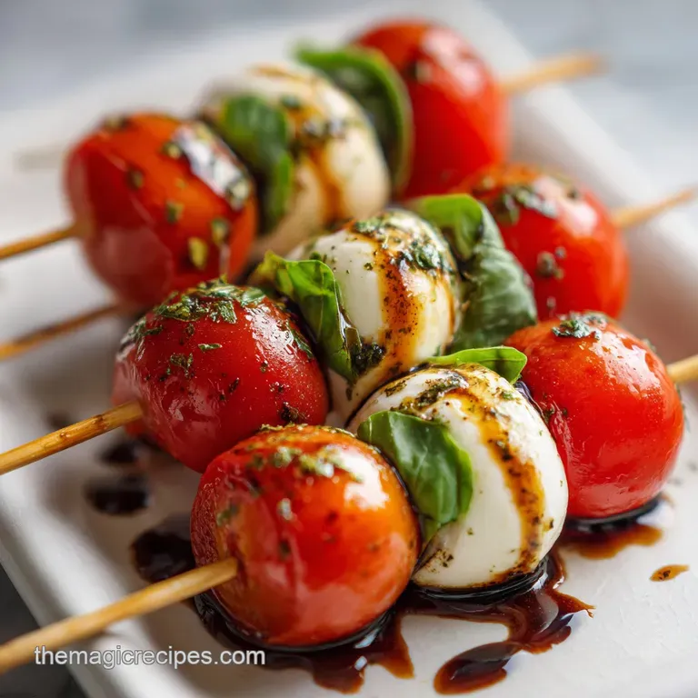 Caprese Skewers: Best Party Appetizer