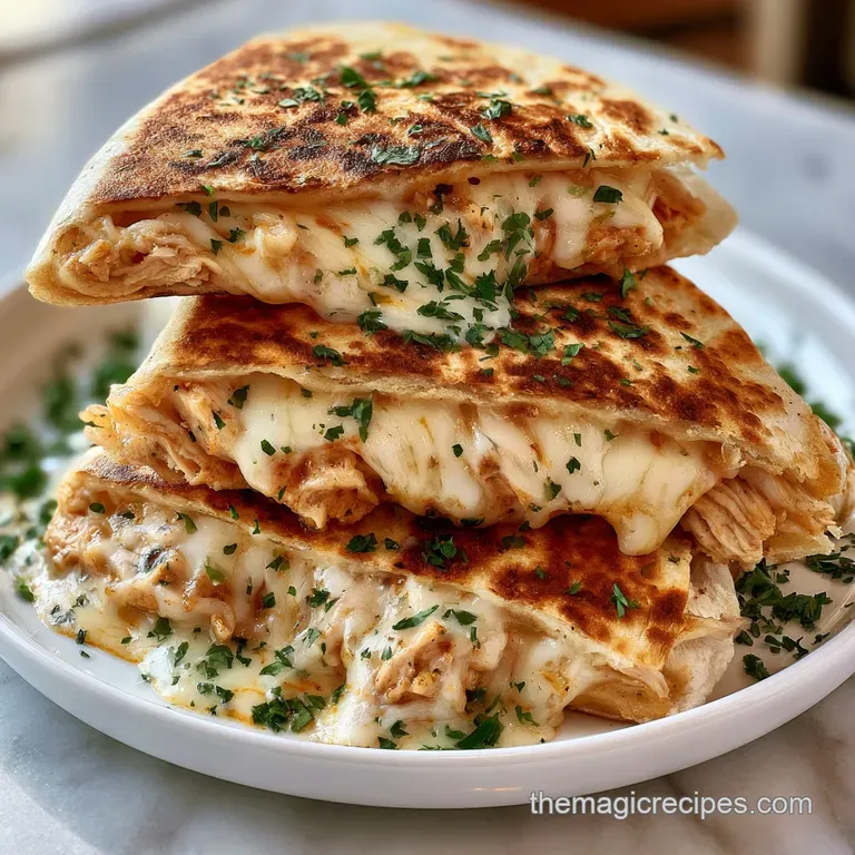 Ultimate Crispy Chicken Quesadilla Recipe