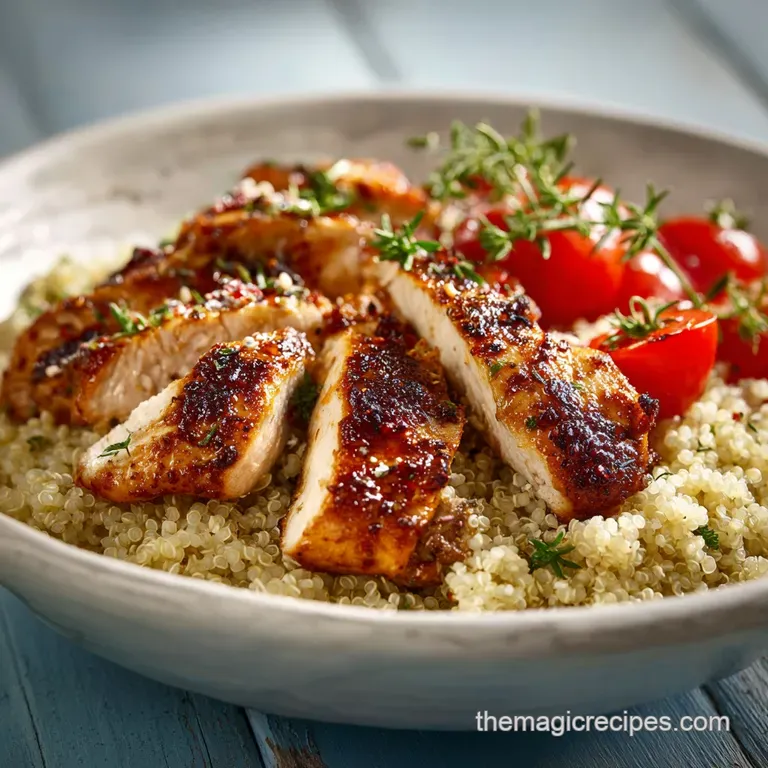 Easy High Protein Meal with Chicken and Quinoa