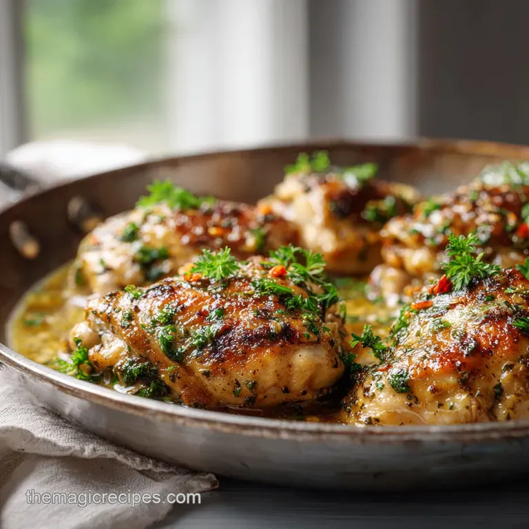 Chicken Riesling: Velvety Wine Reduction