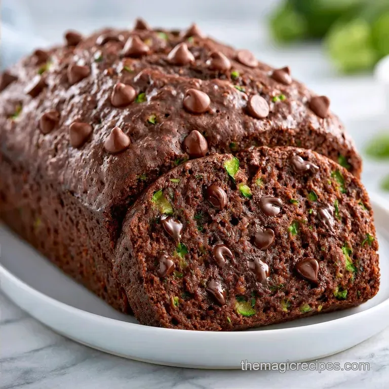 Moist Chocolate Chip Zucchini Bread