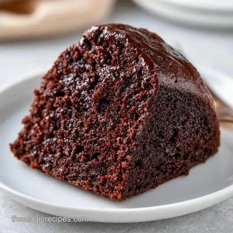 Fudgy Chocolate Zucchini Cake
