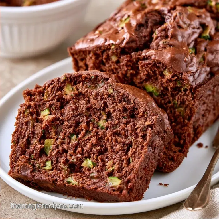 Chocolate Zucchini Loaf Cake in 70 Minutes