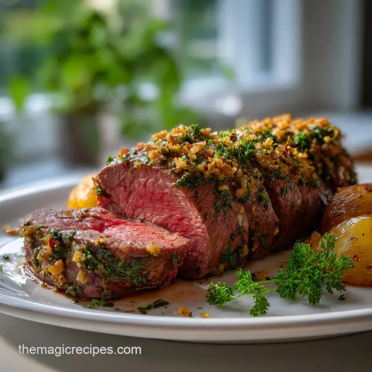 Mahogany Beef Tenderloin for Christmas Eve Dinner