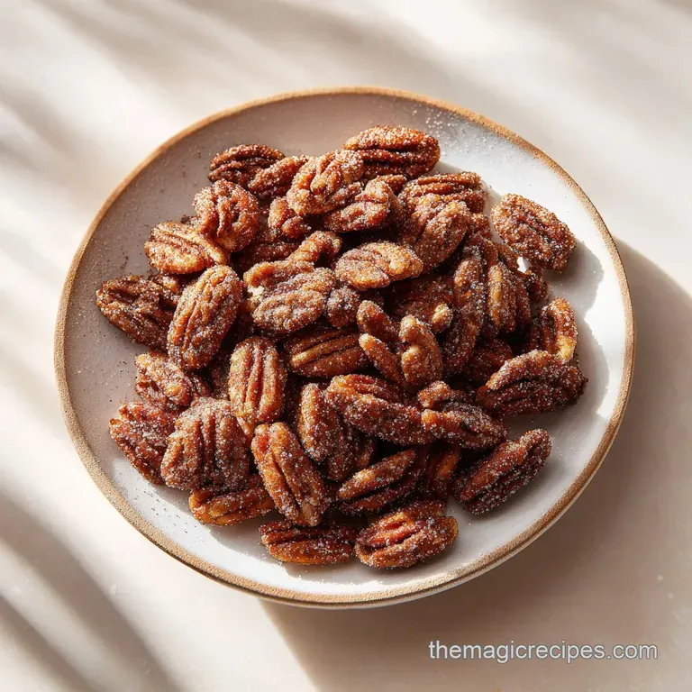 Cinnamon Sugar Pecans: Ultra Crispy and Caramelized