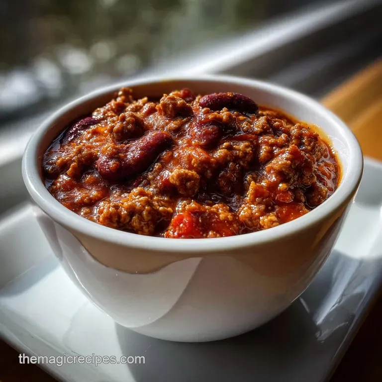 Hot Dog Chili: Fine-Ground Slow-Simmered Sauce
