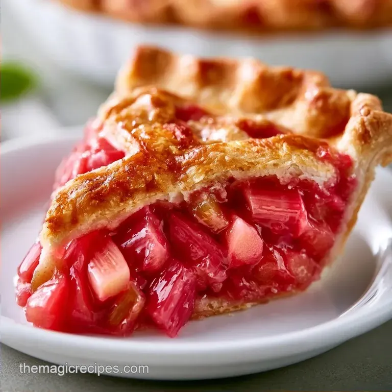 Classic Rhubarb Pie: Failure-Proof