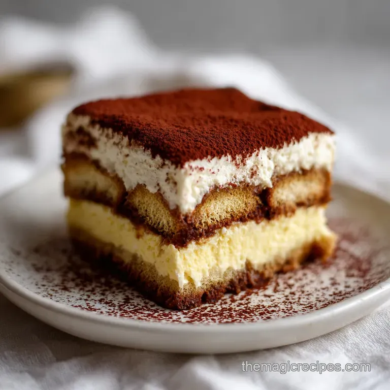 Classic Tiramisu: Failure-Proof and Velvety