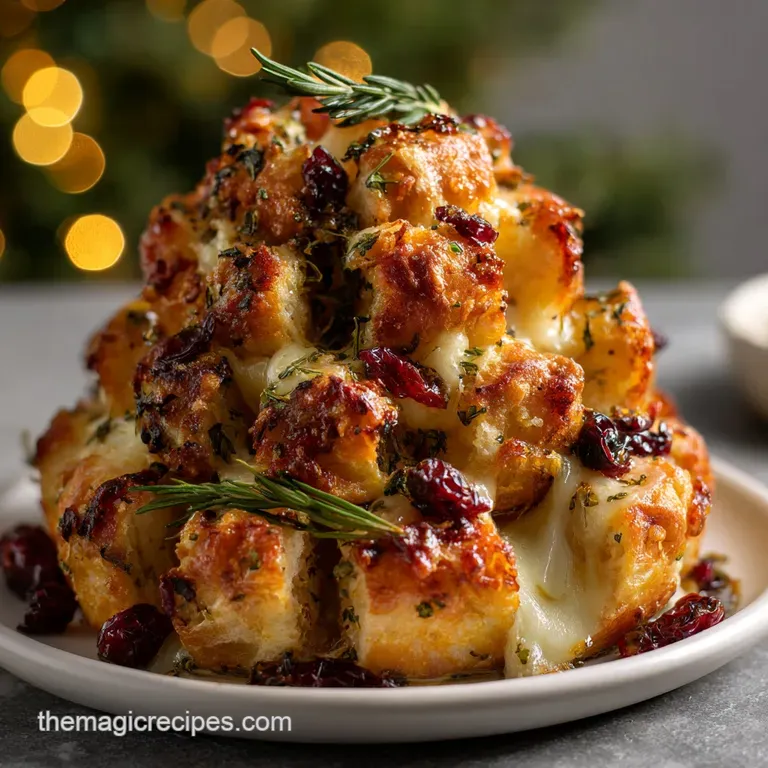 Christmas Eve Appetizer with Cranberry and Brie