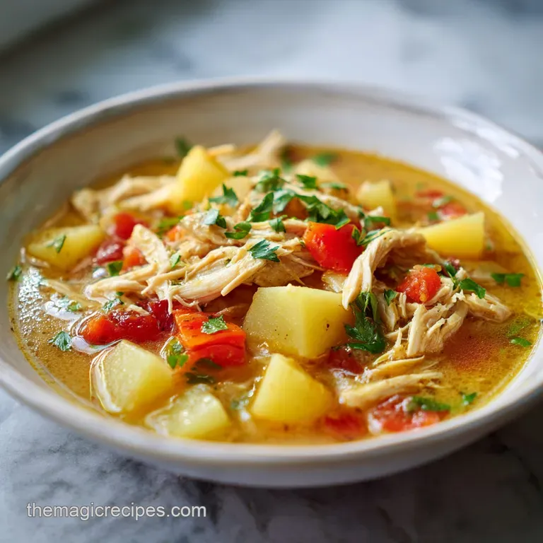 Creamy Chicken Potato Soup: Silky Base