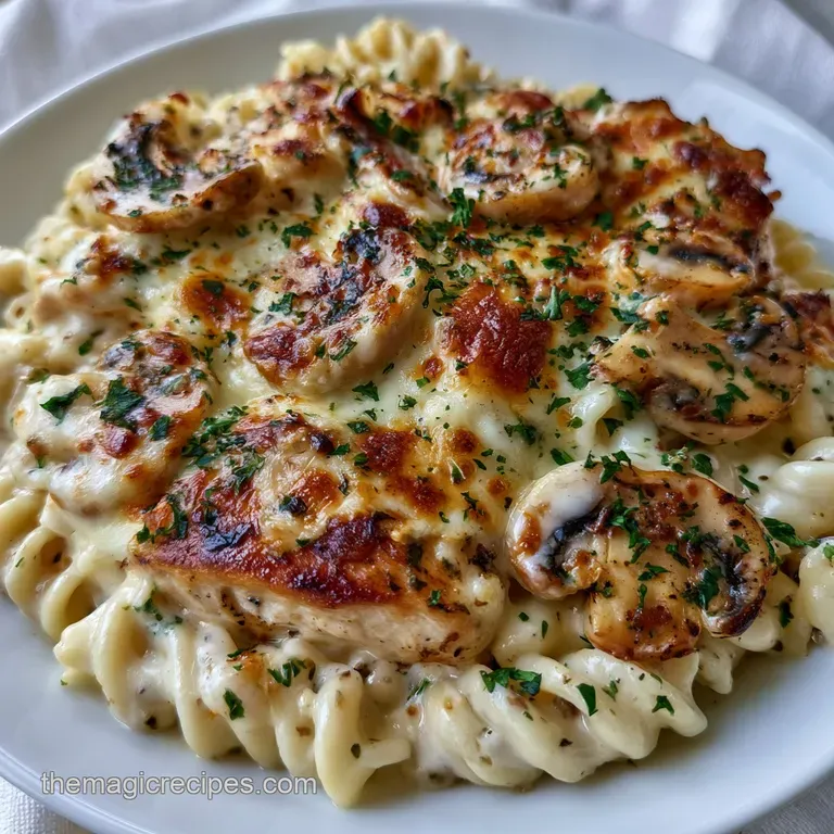 Chicken Tetrazzini: Creamy and Baked
