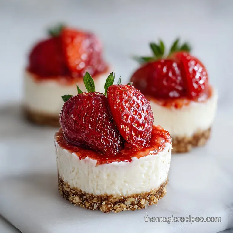 Deviled Strawberries: Creamy Cheesecake Bites