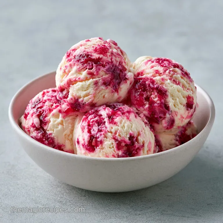 Rhubarb Ice Cream: Creamy and Tart