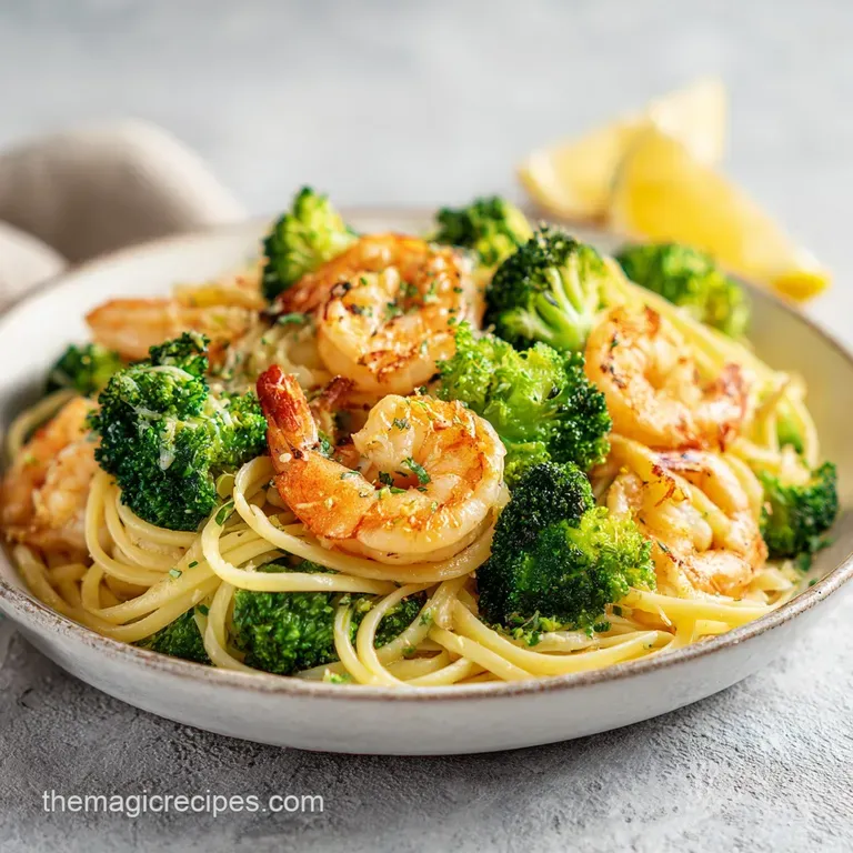 Creamy Shrimp Broccoli Pasta: Velvety & Quick