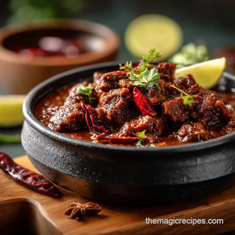 Chili Recipe: the Weekend Warriors Deep-Flavour Beef Bean Dish presentation