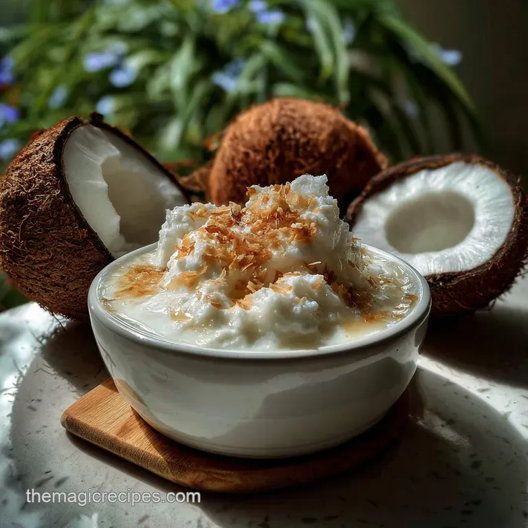 Easy 10-Minute Homemade Cream of Coconut presentation