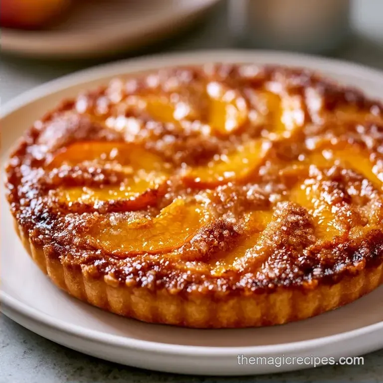 Easy Deep Dish Peach Pie with Fresh Peaches