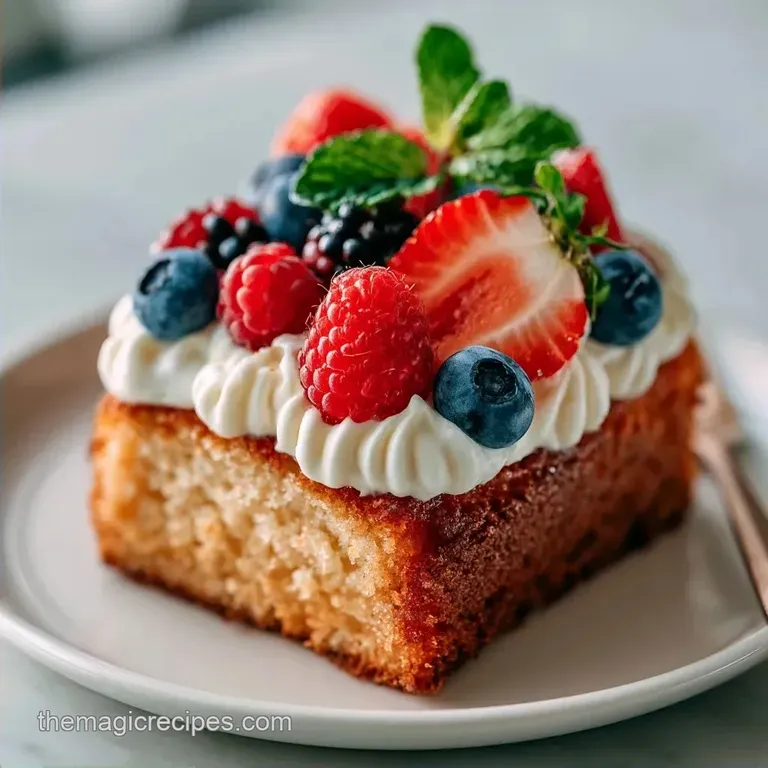 Easy Summer Sheet Cake in 50 Minutes