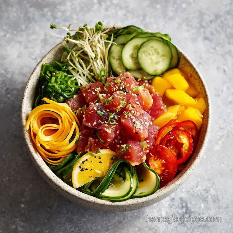 Ahi Tuna Poke Bowl: Fresh and Balanced