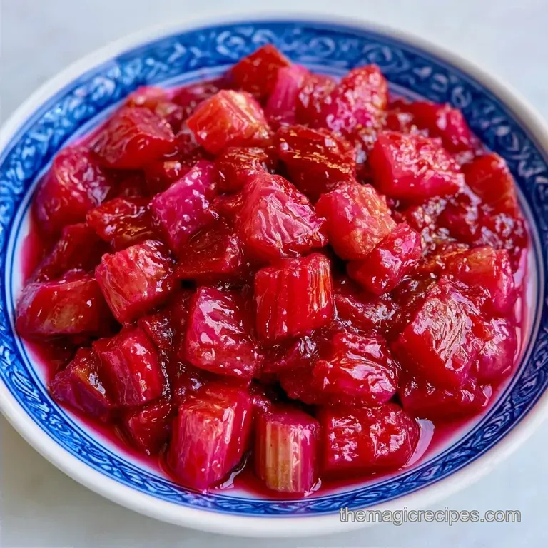 Frozen Rhubarb Compote: Failure-Proof and Glossy