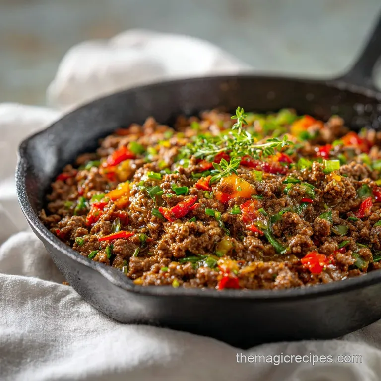 Garlic Butter Ground Beef: Silky and Pan-Seared