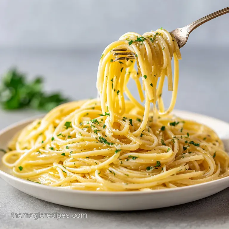 Garlic Butter Noodles: Velvety and Savory