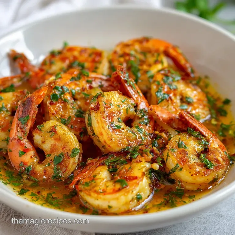 Garlic Butter Shrimp: Silky and Snappy
