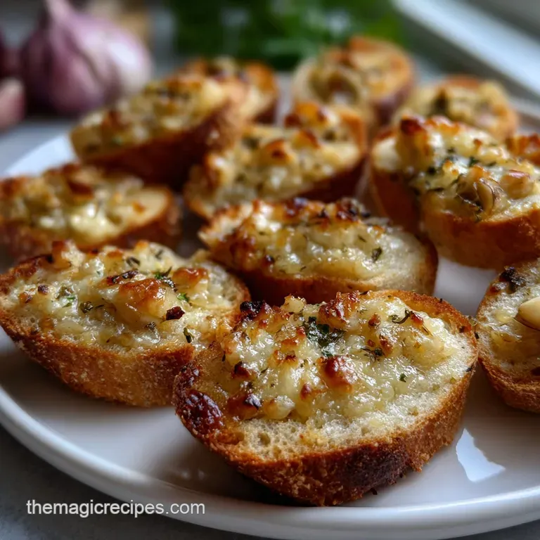 New Years Eve Appetizer with Garlic and Herbs