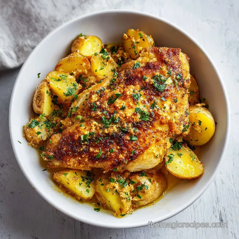 Garlic Parmesan Chicken Potatoes