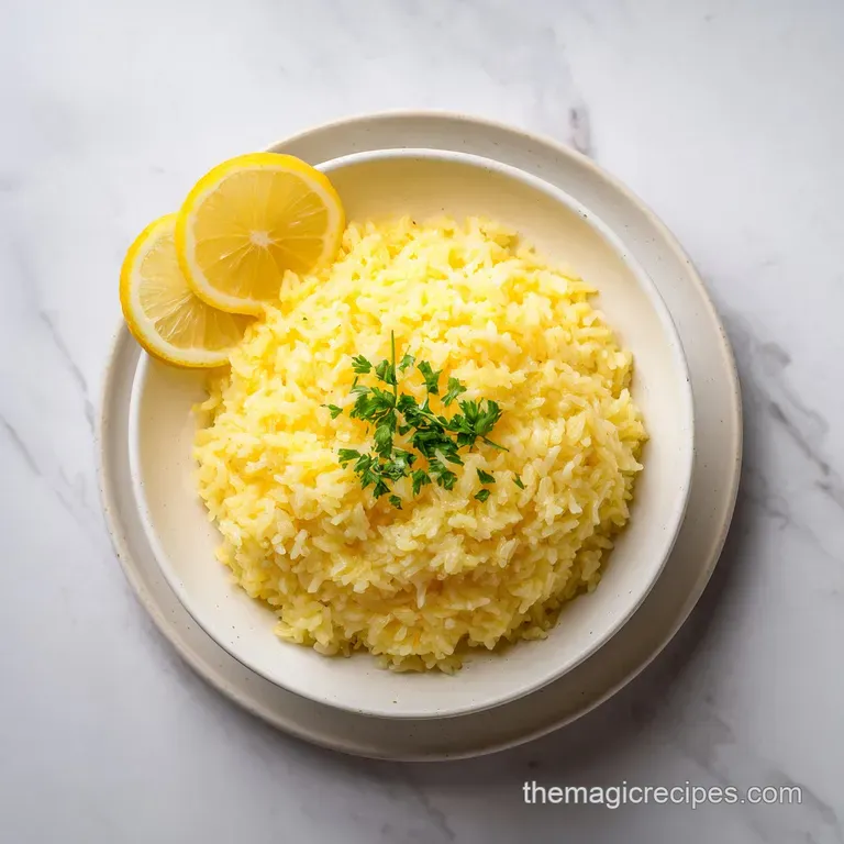 Authentic Greek Lemon Rice