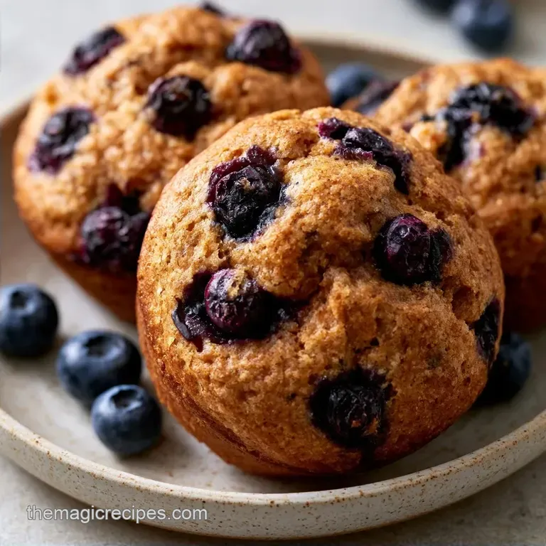 Healthy Kid-Friendly Blueberry Muffins