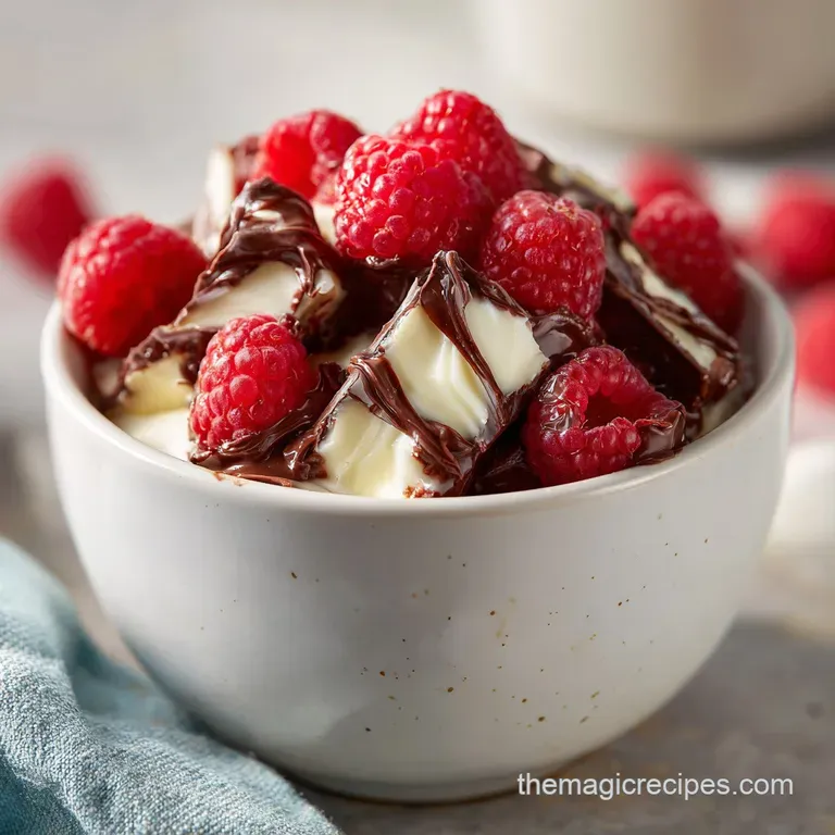 Dark Chocolate Greek Yogurt Bark: Creamy and Fresh