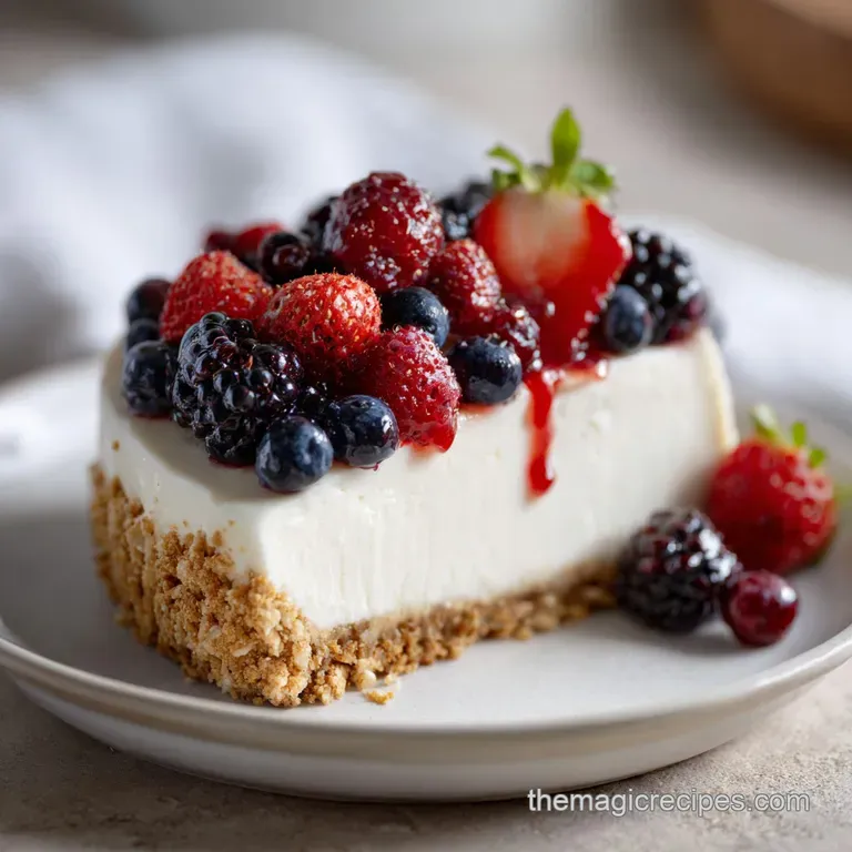 Greek Yogurt Cheesecake: High-Protein