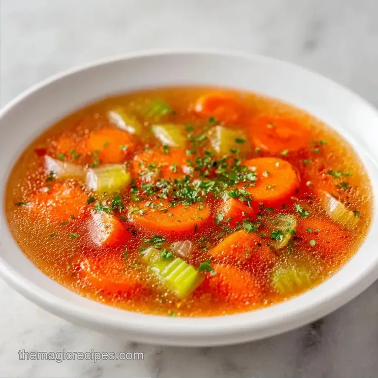 Hearty Chunky Veggie Soup: Thick and Savory