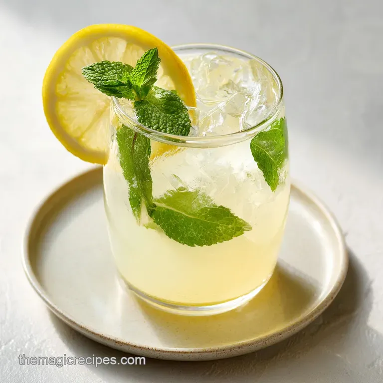 Homemade Mint Lemonade: Refreshing and Crisp
