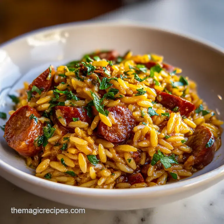 Italian Sausage Orzo: Velvety One-Pot Meal
