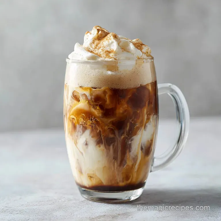 Keto Iced Coffee with Vanilla Cream