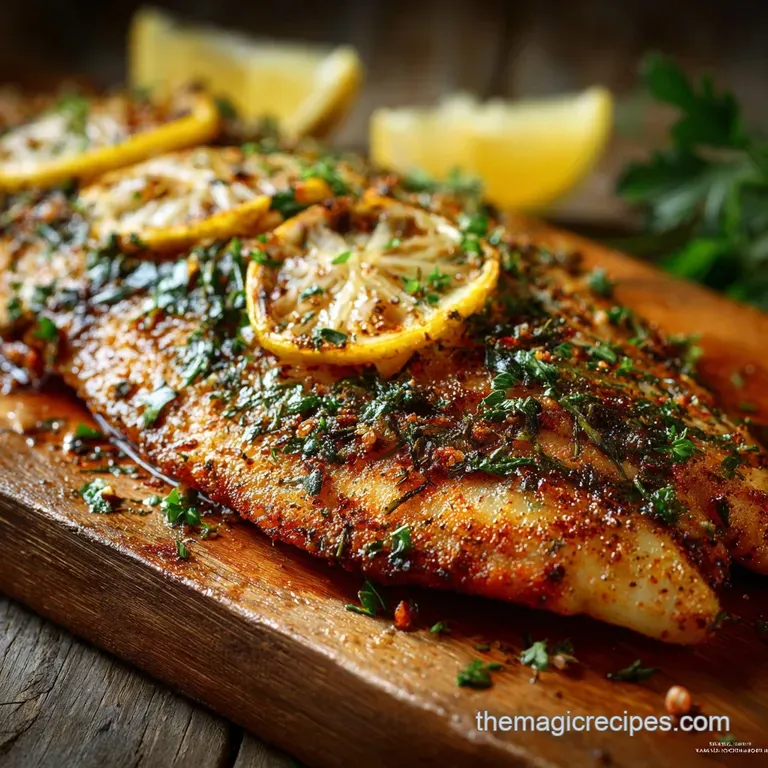 Baked Tilapia Recipe: Lemon-Herb Sheet Pan Fillets in 18 Minutes presentation