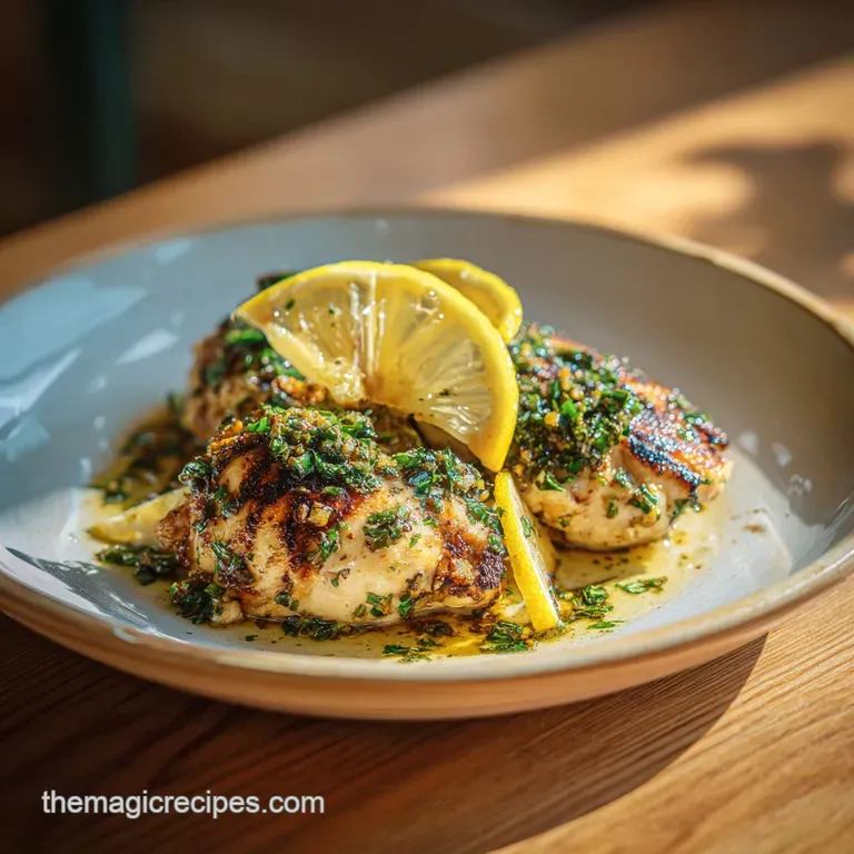 Low Calorie Grilled Chicken: Mediterranean Lemon-Herb