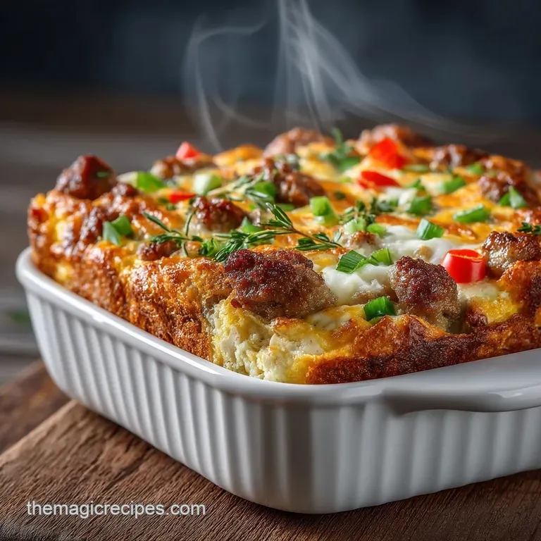 Breakfast Casserole: the Ultimate Make-Ahead Waker-Upper presentation